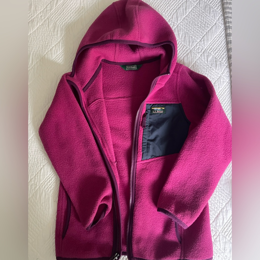L.L. Bean Girls Utility Jacket - Fuchsia